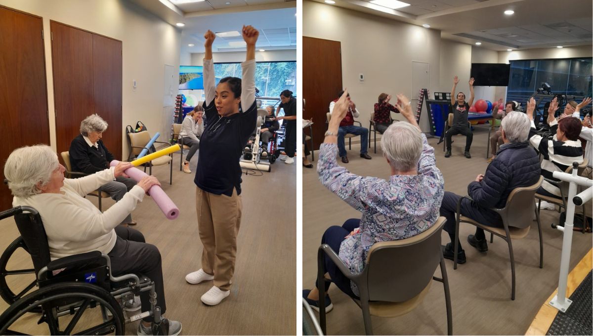 residentes en actividad con especialistas en alzheimer